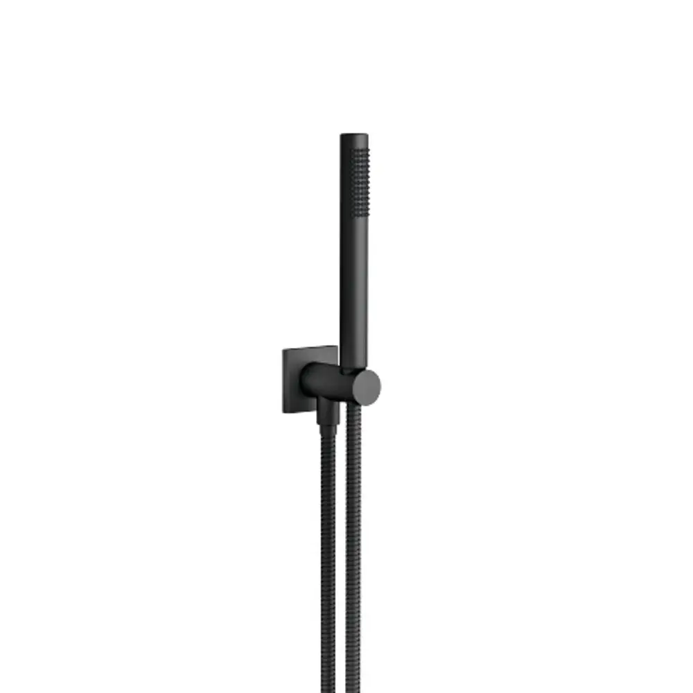 DORNBRACHT Schlauchbrausegarnitur mit integriertem Brausehalter SERIENSPEZIFISCH 27802970 Schwarz matt, 27802970-33 Galeriebild 1